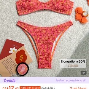 Pink SHEIN Bikini set